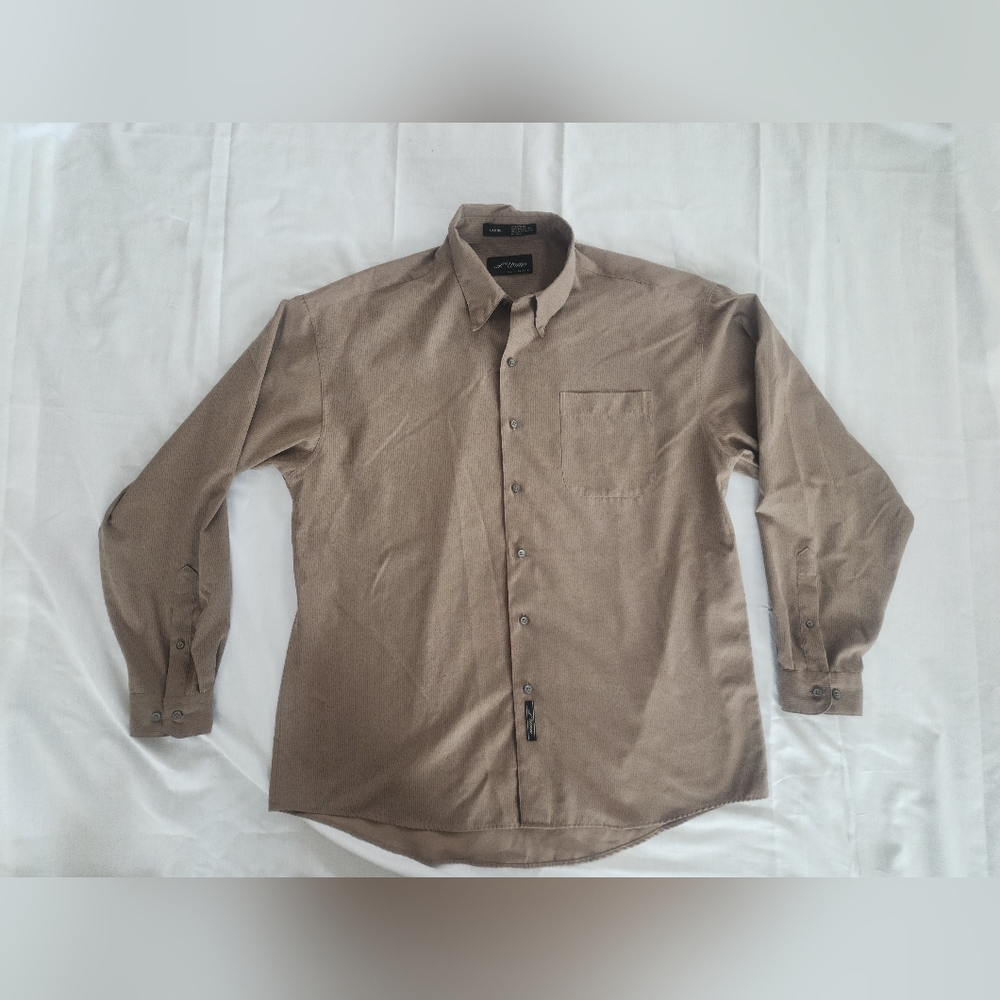 ENRO Mens Long Sleeve Button Shirt Sz Large